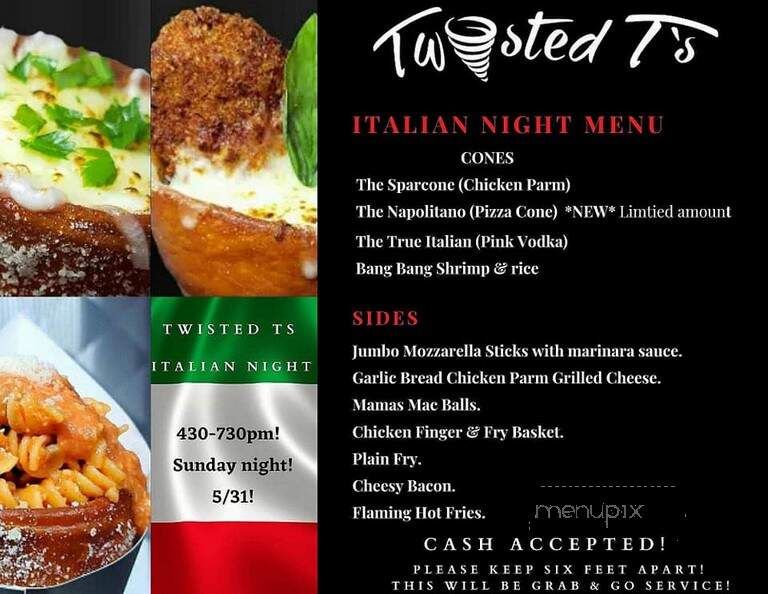 Twisted T's Food Truck - Jacksonville, FL menu_pic