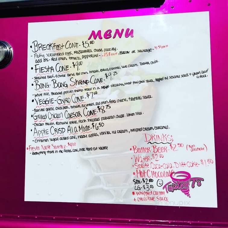 Twisted T's Food Truck - Jacksonville, FL menu_pic
