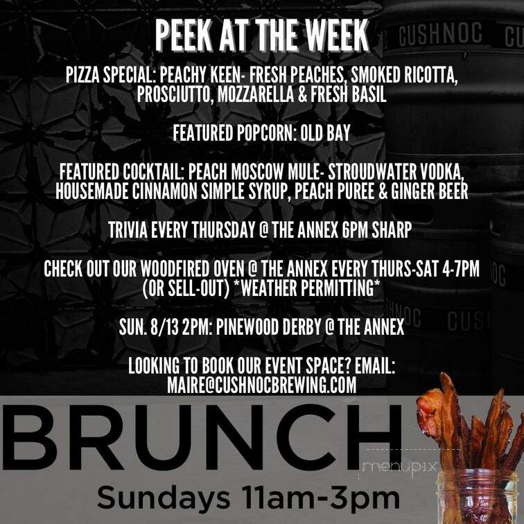 Cushnoc Brewing - Augusta, ME menu_pic