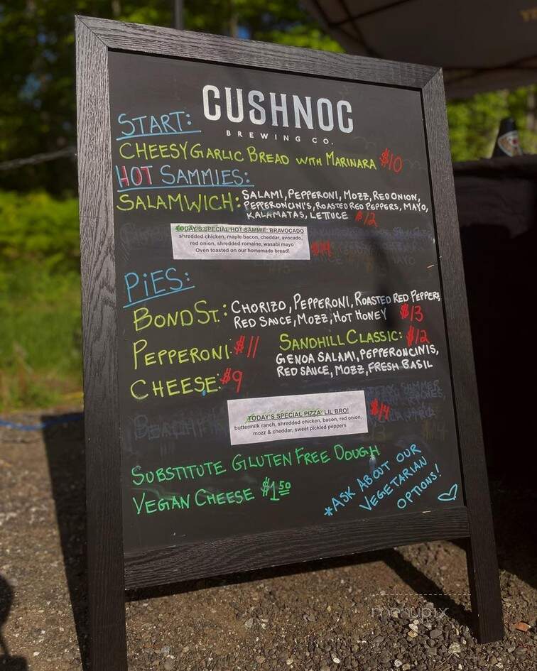 Cushnoc Brewing - Augusta, ME menu_pic