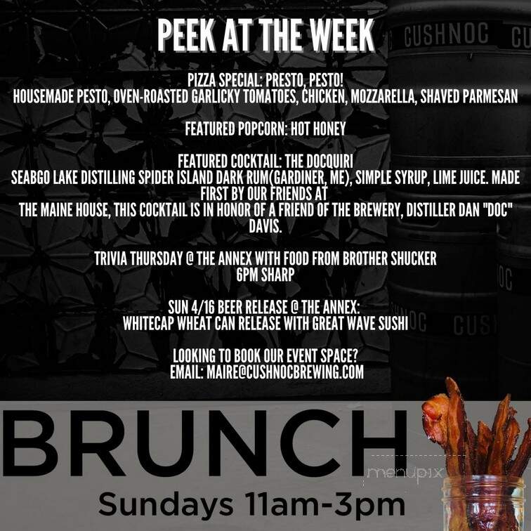 Cushnoc Brewing - Augusta, ME menu_pic