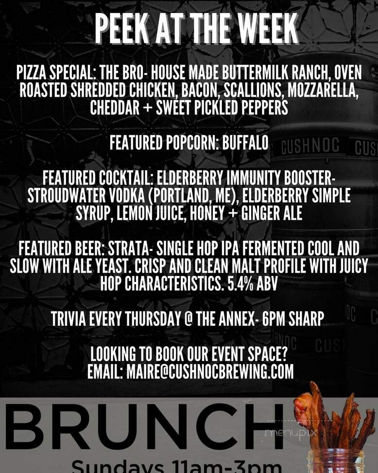 Cushnoc Brewing - Augusta, ME menu_pic