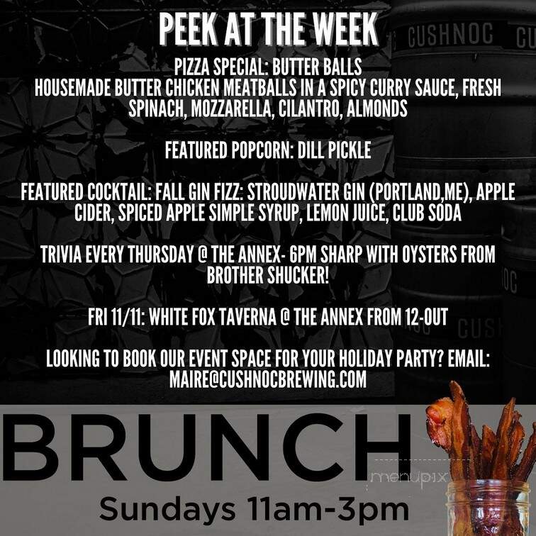 Cushnoc Brewing - Augusta, ME menu_pic