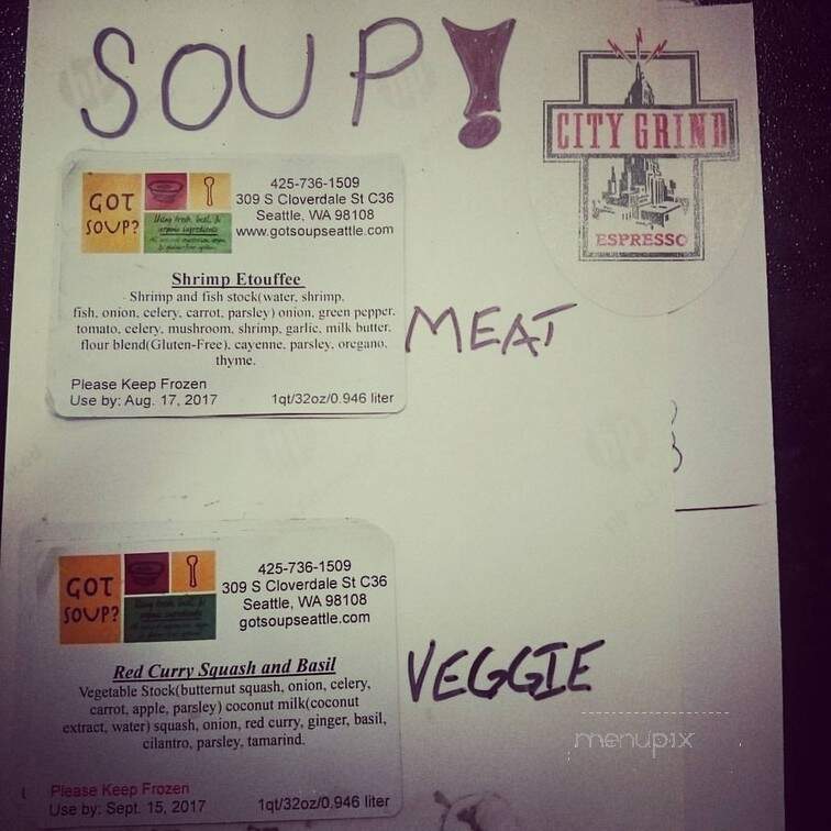 City Grind At the Henry - Seattle, WA menu_pic