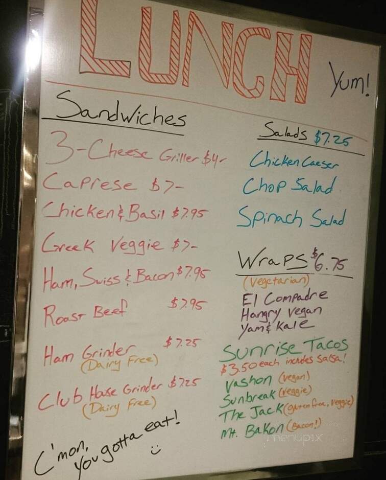 City Grind At the Henry - Seattle, WA menu_pic