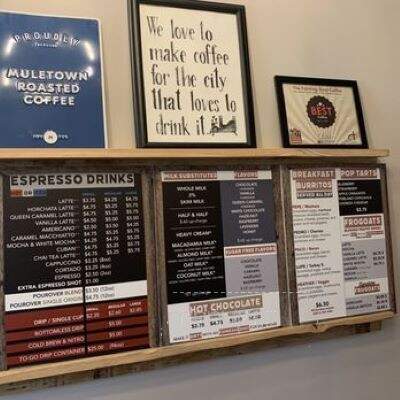 The Fainting Goat Coffee - Spring Hill, TN menu_pic