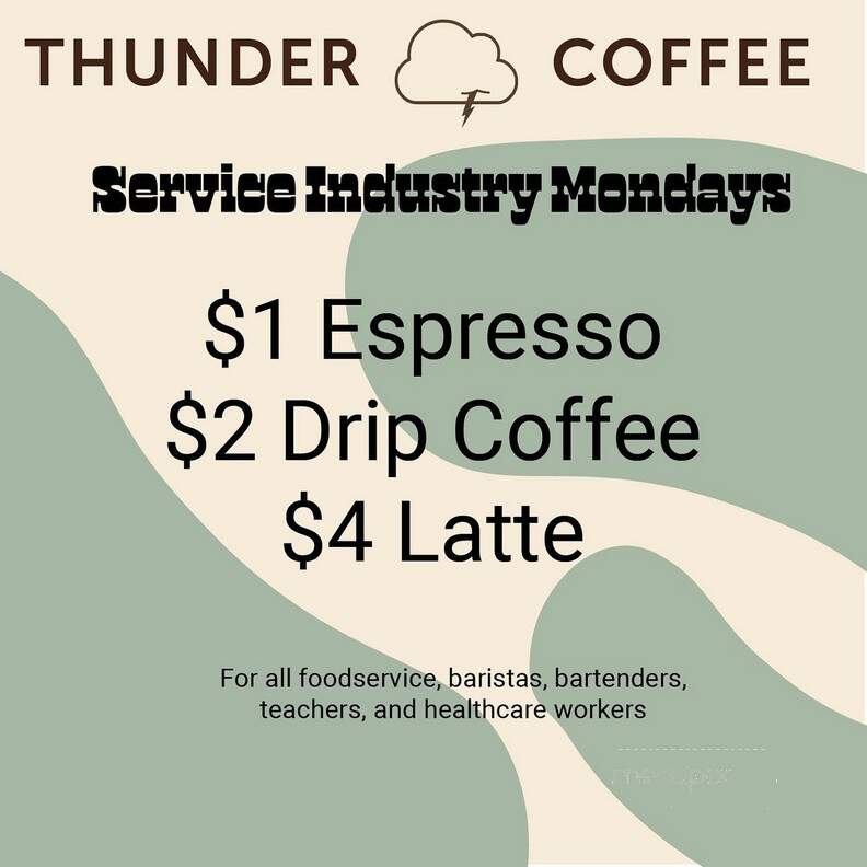 Thunder Coffee - West Fargo, ND menu_pic