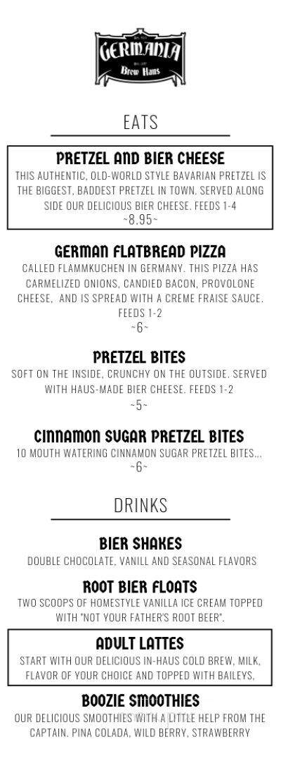Germania Brew Haus - Alton, IL menu_pic