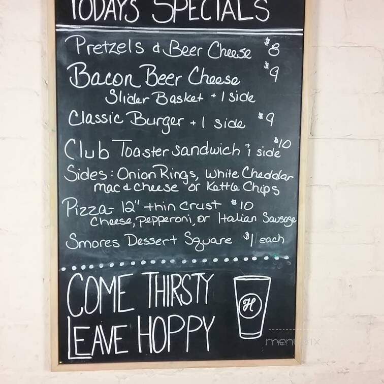 The Hop Brewery - Christopher, IL menu_pic