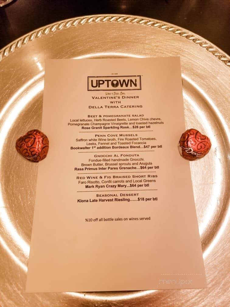 Uptown Wine & Beer - Snohomish, WA menu_pic