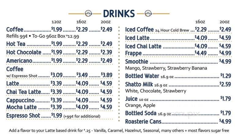 Daylight Donuts - Basehor, KS menu_pic
