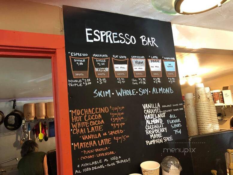 Caffe Nero - Reading, MA menu_pic