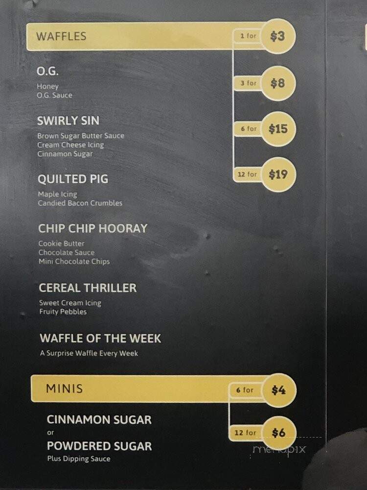 Smash Waffles - Greenville, NC menu_pic