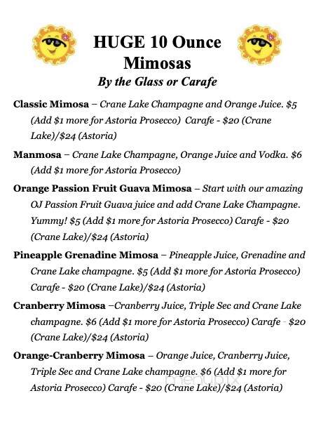 Sunshine Cafe - Clinton, MA menu_pic