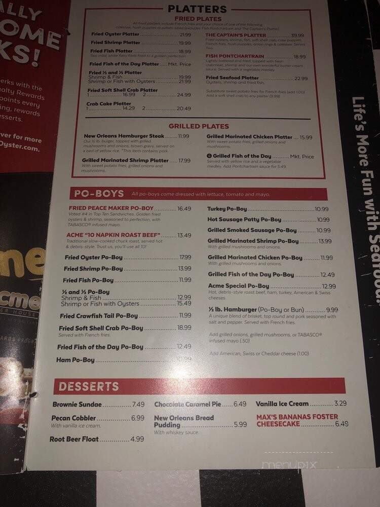 Acme Oyster House - Miramar Beach, FL