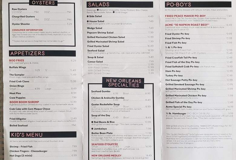 Acme Oyster House - Miramar Beach, FL