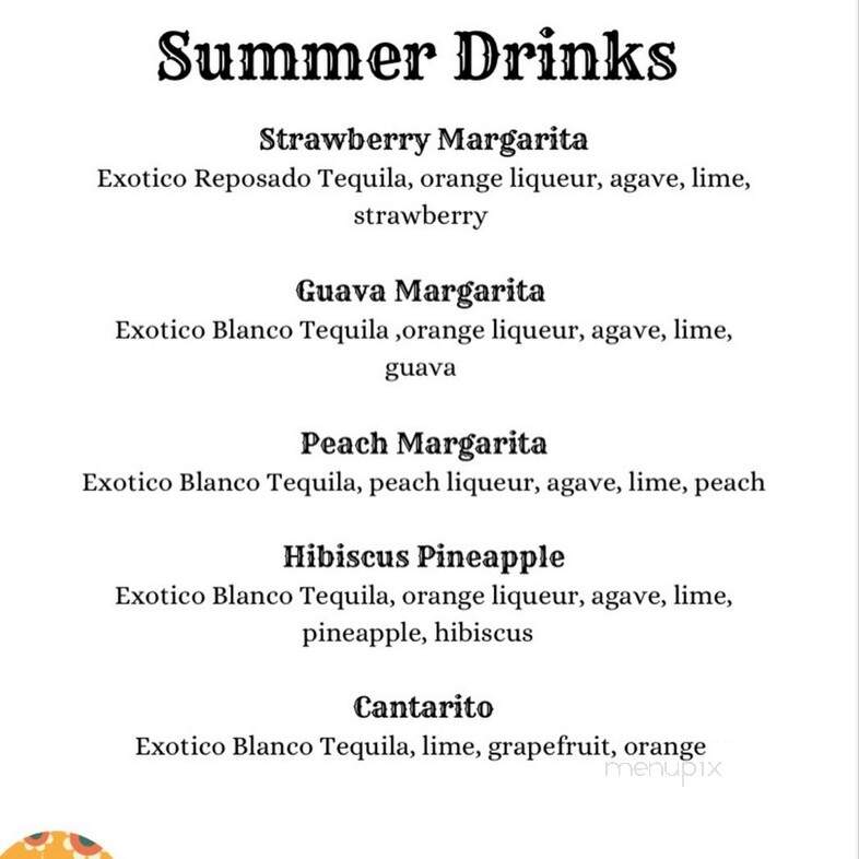 Agave Mexican Cuisine - Chadds Ford, PA menu_pic