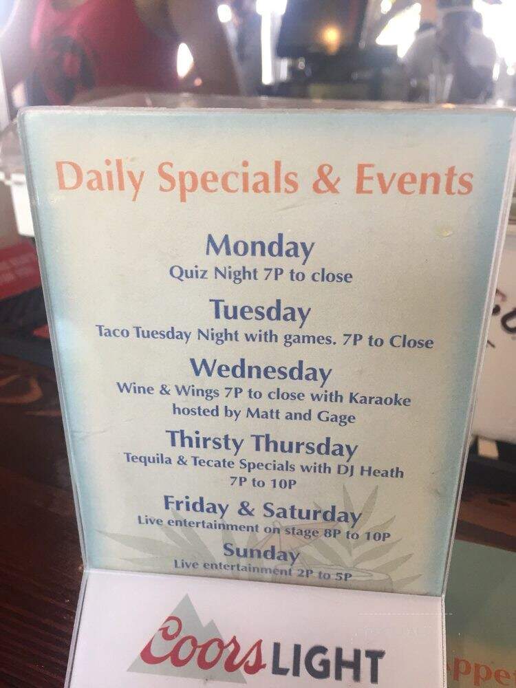 Campland Raised Cantina - San Diego, CA menu_pic