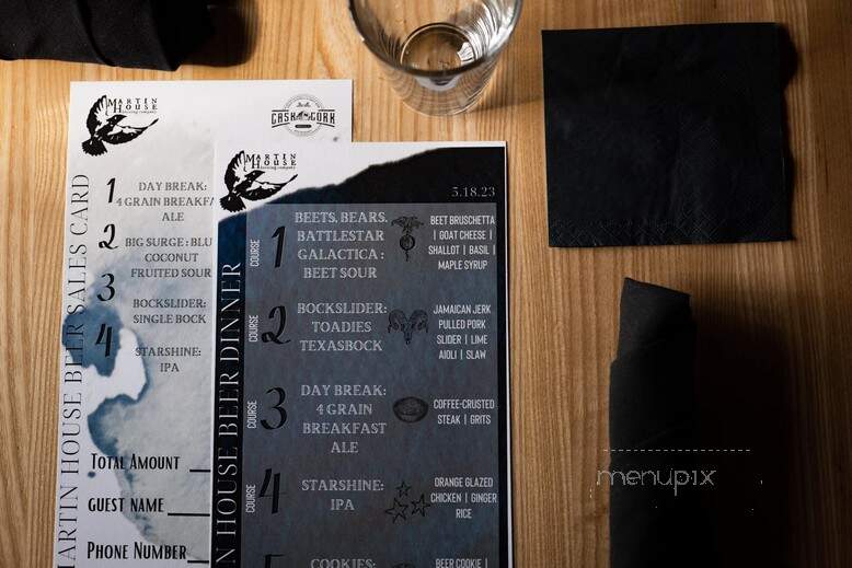 Cask & Cork - Amarillo, TX menu_pic