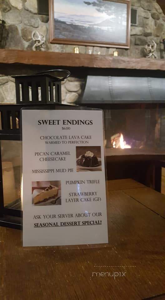 Castle In The Clouds - Moultonborough, NH menu_pic