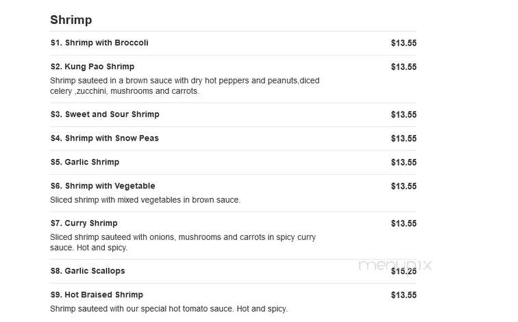 Chin Chin Hibachi Express - Snellville, GA menu_pic