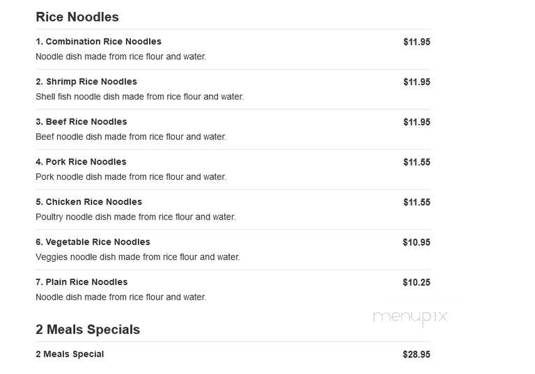 Chin Chin Hibachi Express - Snellville, GA menu_pic