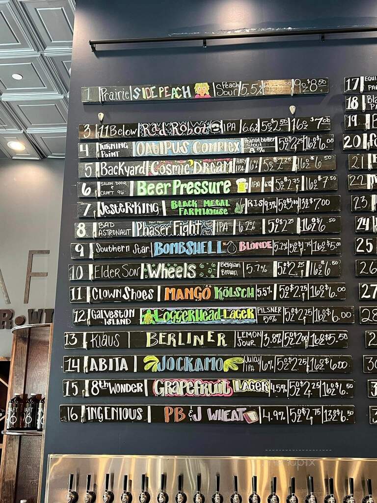 Craft 96 Draught House + Kitchen - League City, TX menu_pic