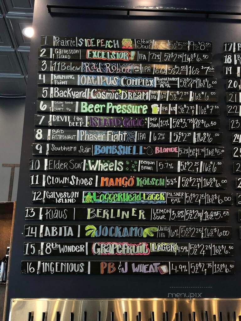 Craft 96 Draught House + Kitchen - League City, TX menu_pic