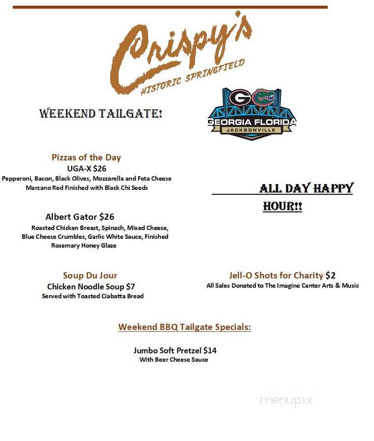 Crispy's Springfield Gallery - Jacksonville, FL menu_pic