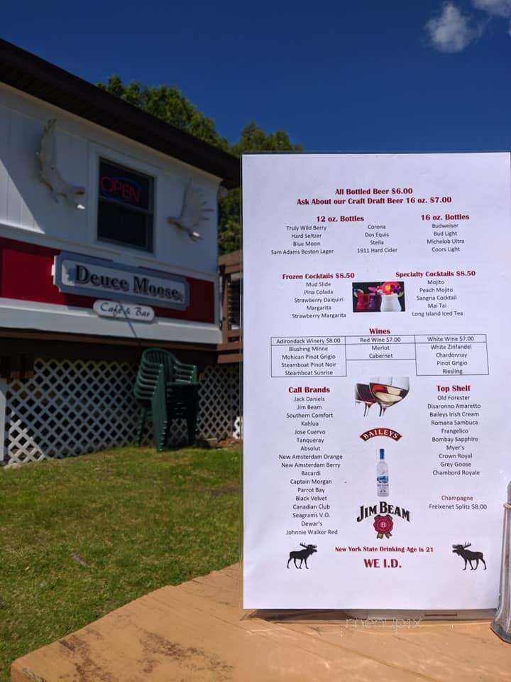 Deuce Moose Cafe and Bar - Lake George, NY menu_pic