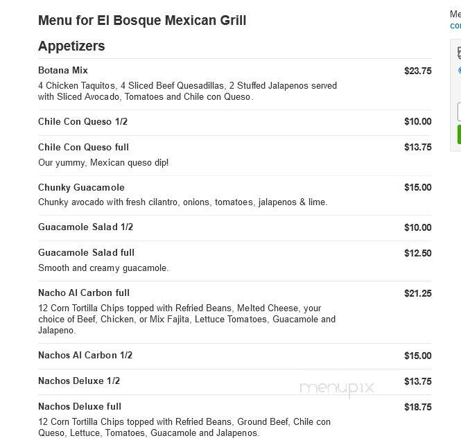 El Bosque Mexican Grill - Montgomery, TX