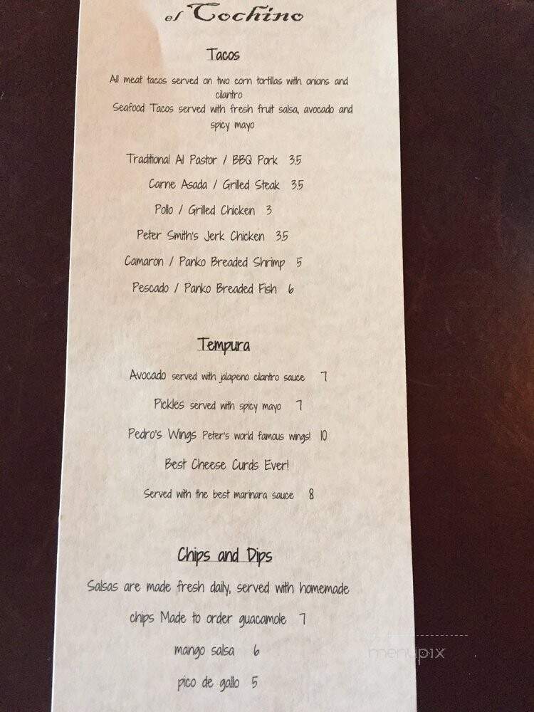 El Cochino - Algonquin, IL menu_pic