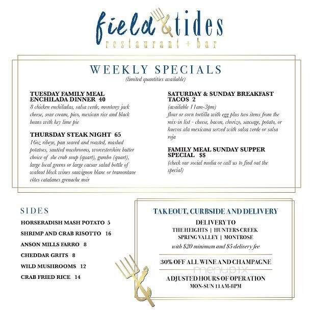 Field & Tides - Houston, TX