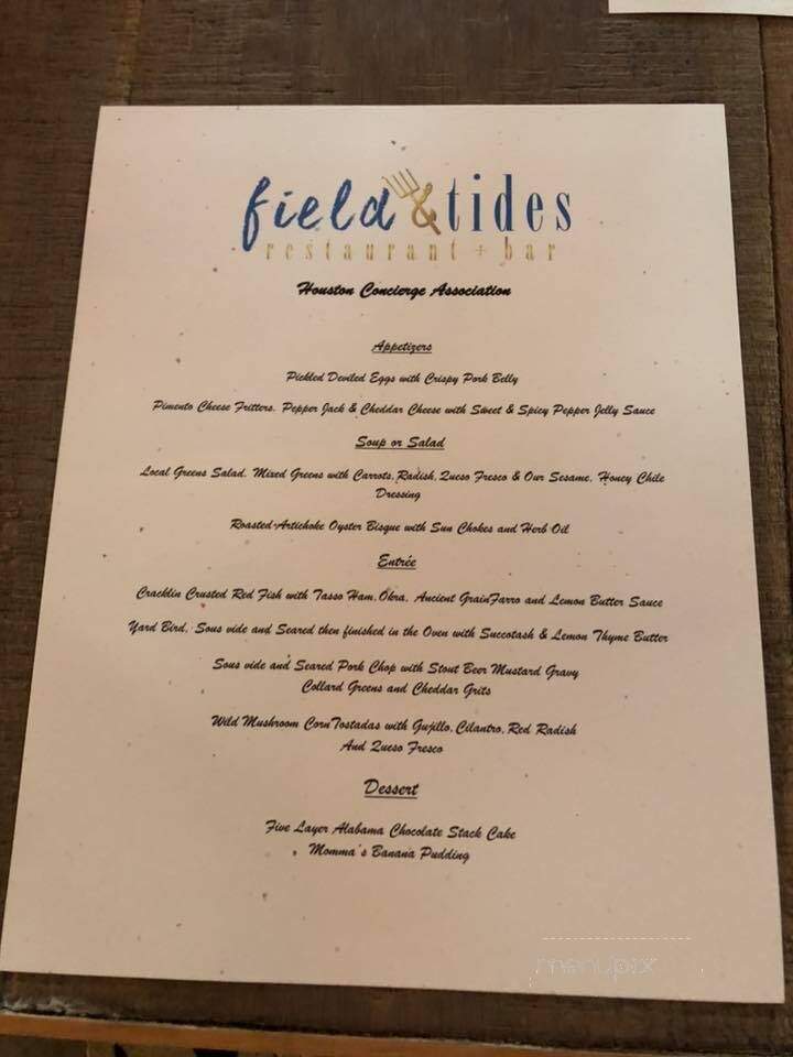 Field & Tides - Houston, TX