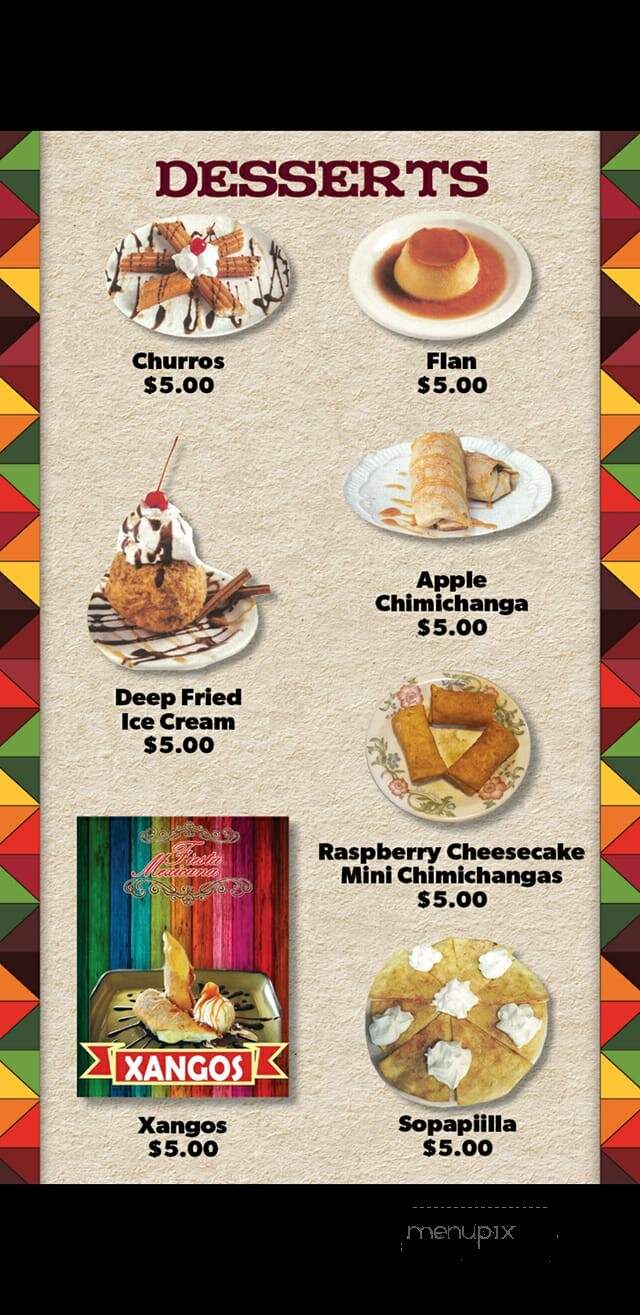 Fiesta Mexicana - Billings, MT menu_pic