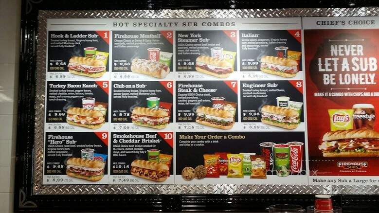 Firehouse Subs - Laurel, MD menu_pic