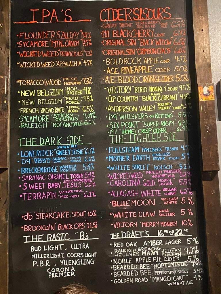 First Street Tavern - Clayton, NC menu_pic