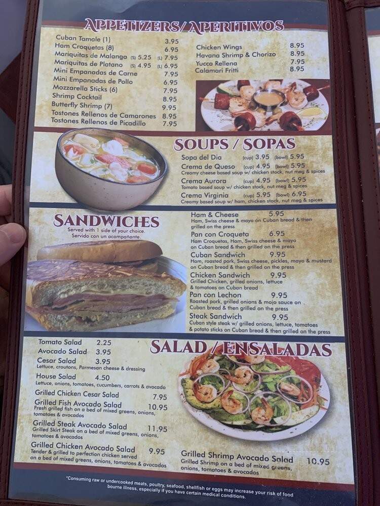 Havana Libre - Naples, FL menu_pic