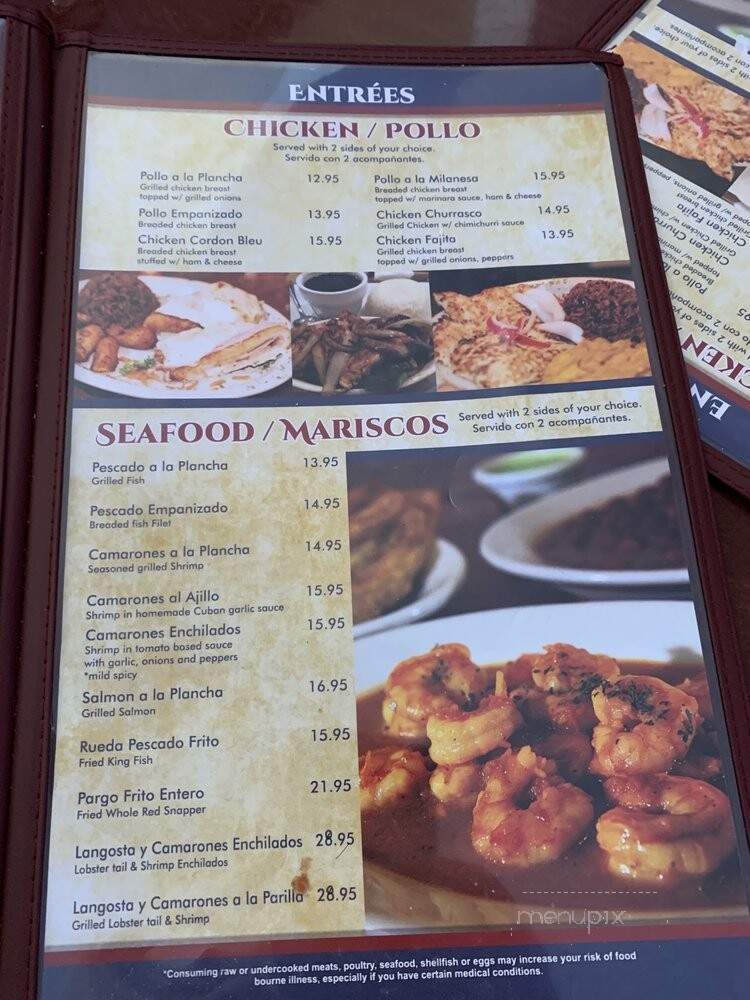 Havana Libre - Naples, FL menu_pic