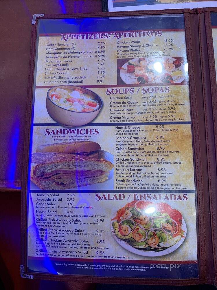 Havana Libre - Naples, FL menu_pic