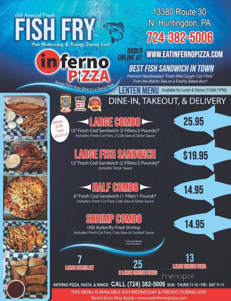 Inferno Pizza - Irwin, PA