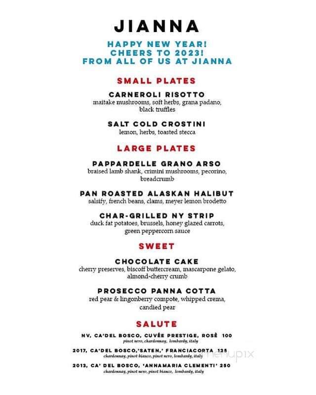 Jianna - Greenville, SC menu_pic