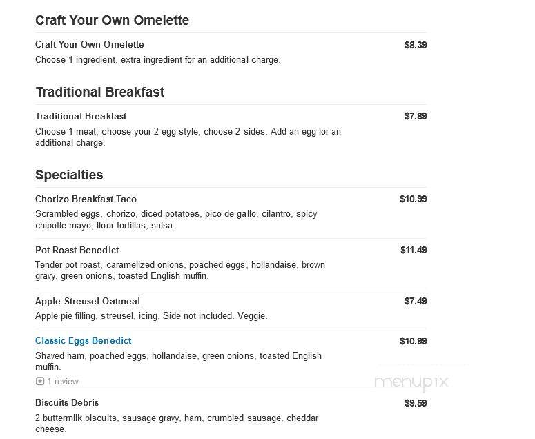 Jimmy's Egg - El Dorado, KS menu_pic