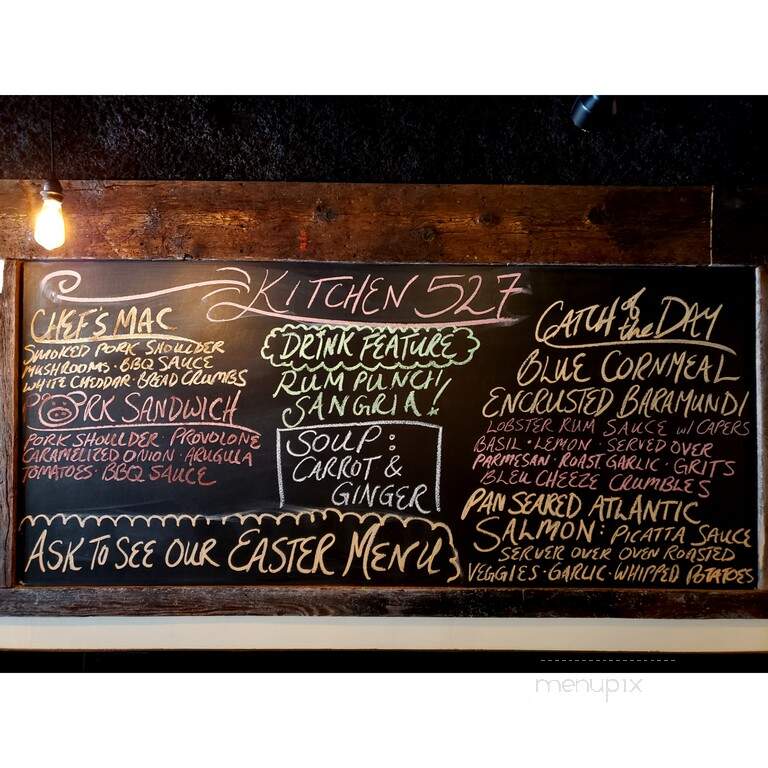 Kitchen 527 - South Haven, MI menu_pic