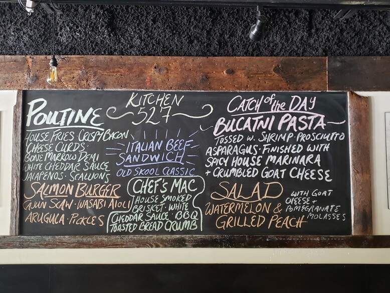 Kitchen 527 - South Haven, MI menu_pic