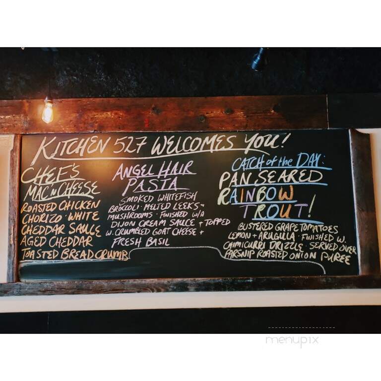 Kitchen 527 - South Haven, MI menu_pic