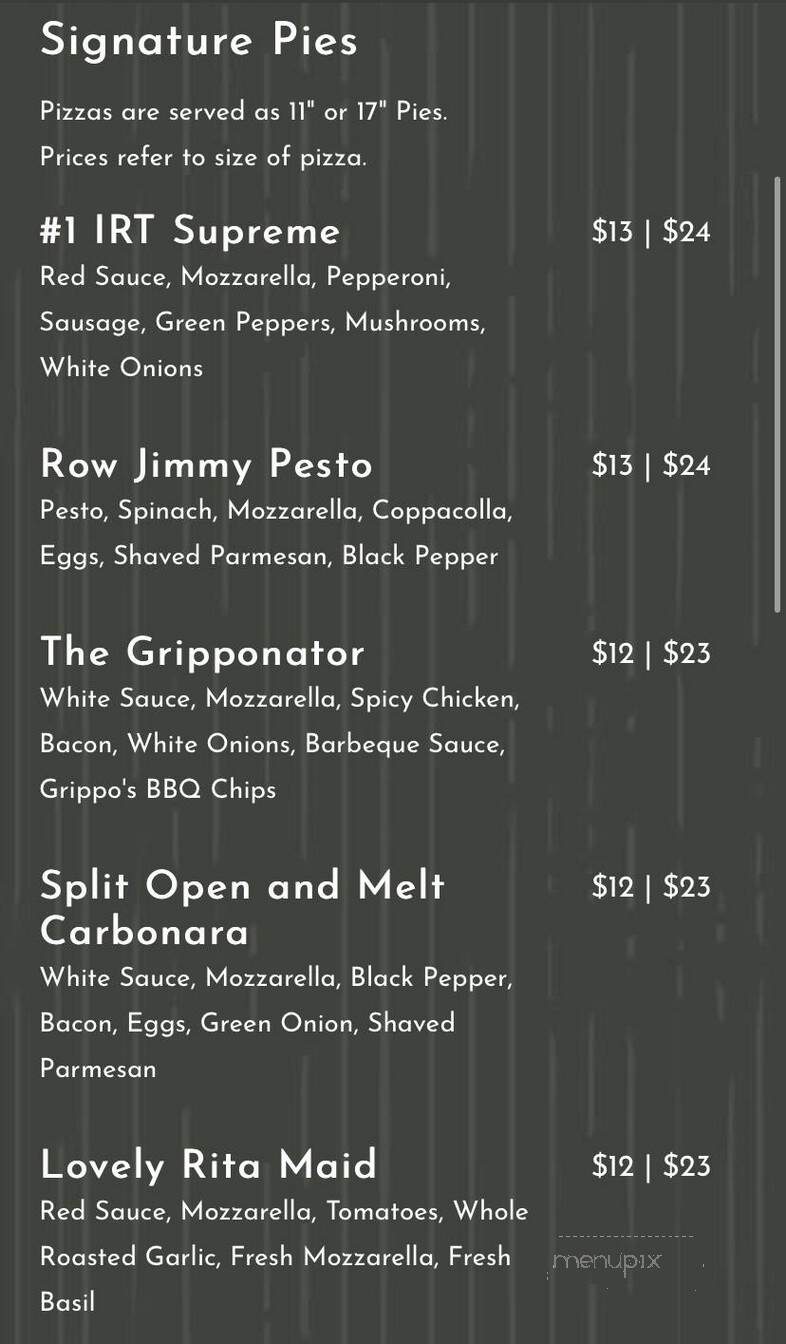 Mad Monks Pizza - Mason, OH menu_pic