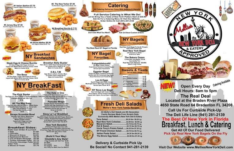 Mellie's New York Deli - Bradenton, FL menu_pic