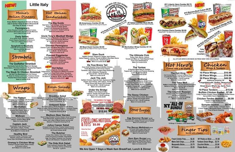 Mellie's New York Deli - Bradenton, FL menu_pic