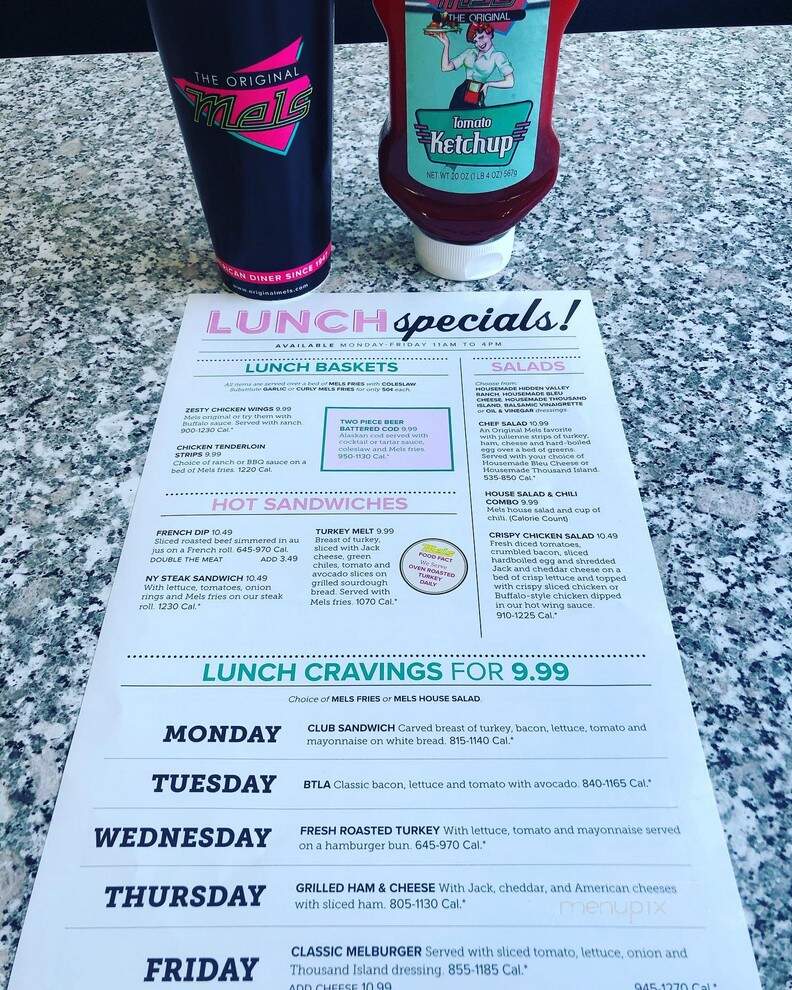 Original Mels Diner - Antioch, CA menu_pic
